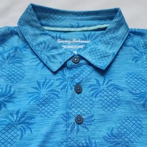 Tommy Bahama Ocean Blue Pineapple Polo